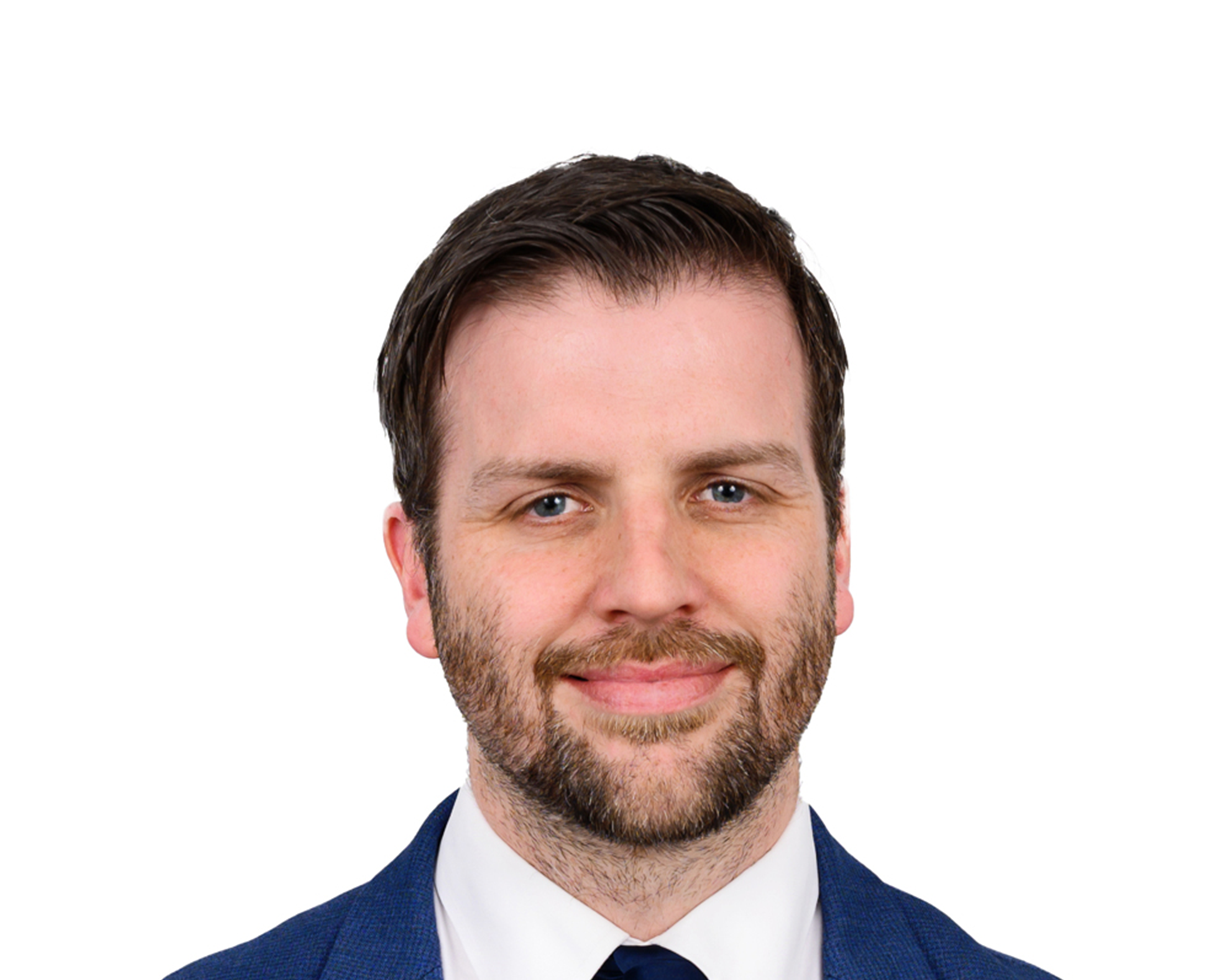 Professional headshot photograph of a person wearing formal business attire against a white background, suitable for staff directory or official documentation purposes.