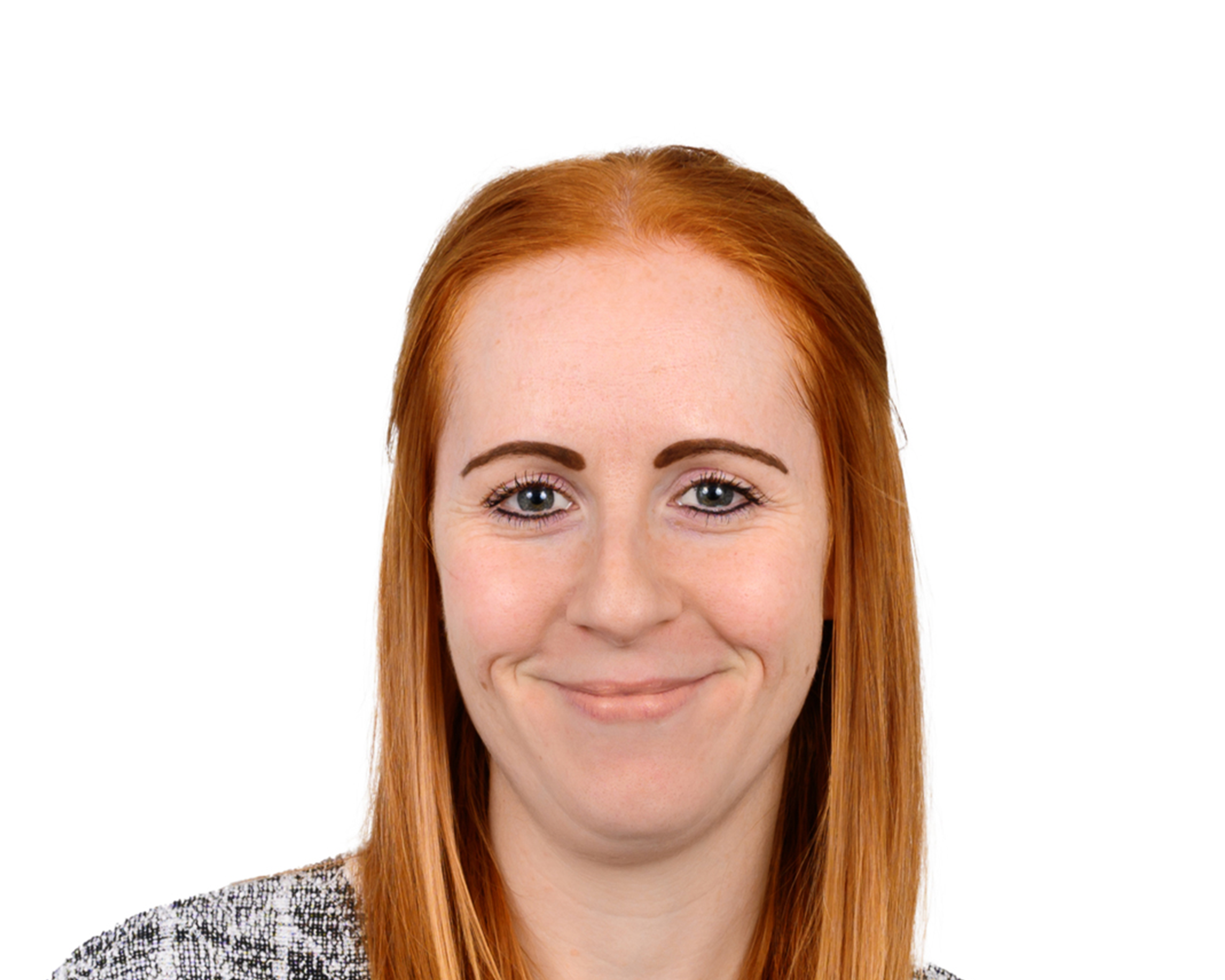 Professional headshot photograph of a person against a plain white background, appearing to be an official school staff portrait or identification photo.