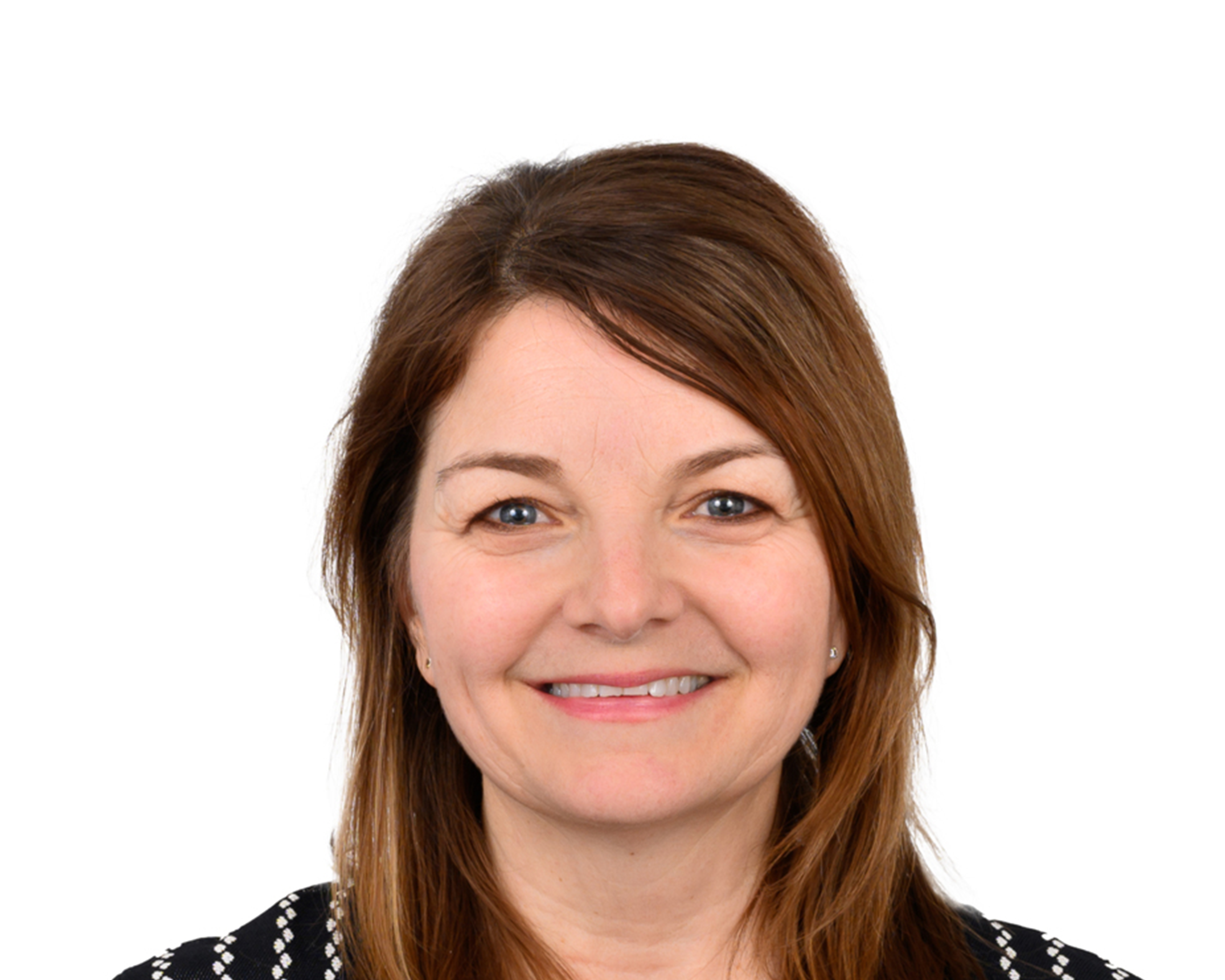 Professional headshot photograph of a person against a plain white background, likely a staff member or professional portrait from an educational institution.